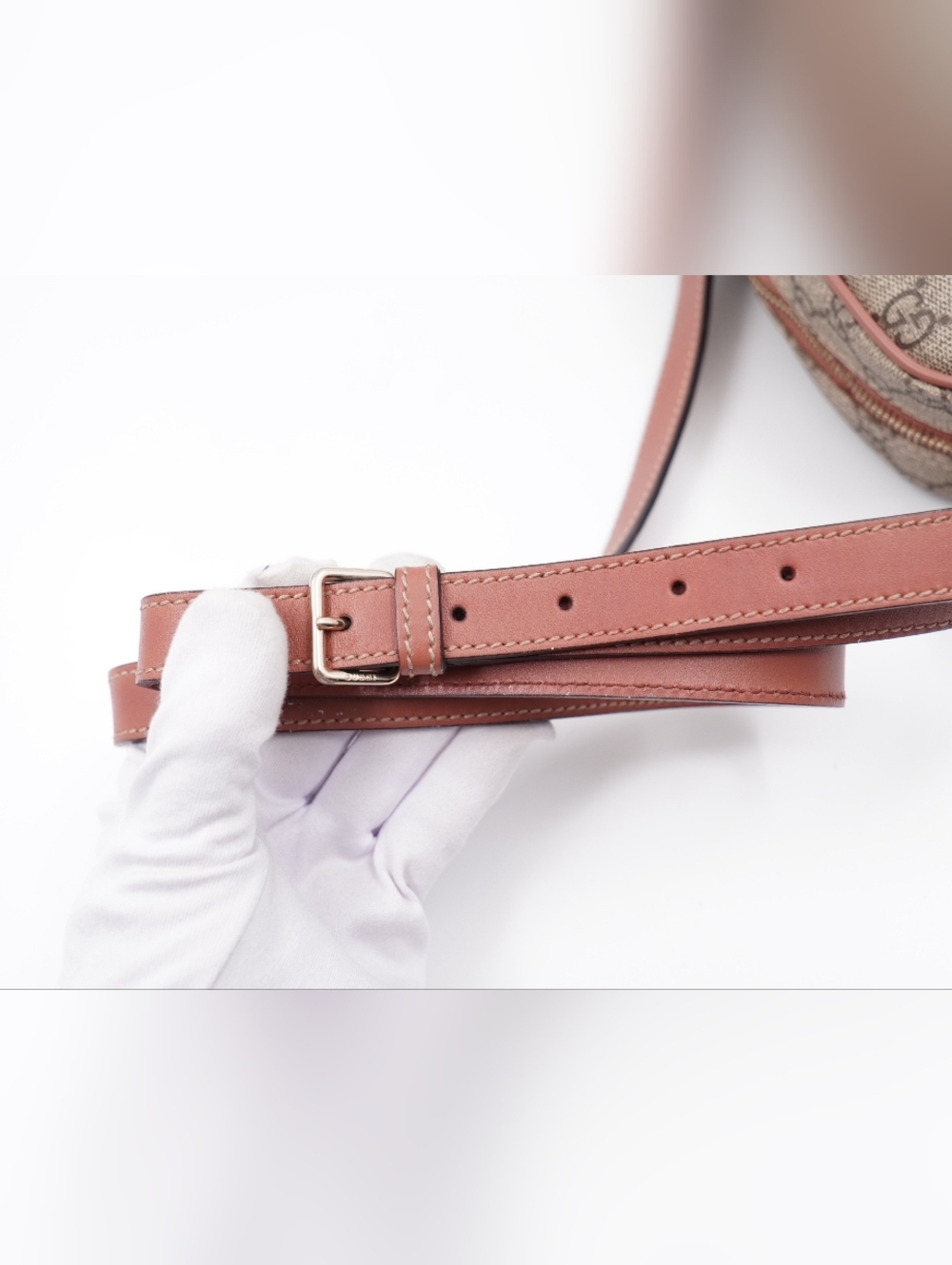 BZ01 💗 GUCCI GG Plus Monogram small Messenger Bag - Picture 11 of 13